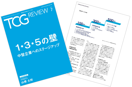 TCG REVIEW 1・3・5の壁 ～中堅企業へのステージアップ～